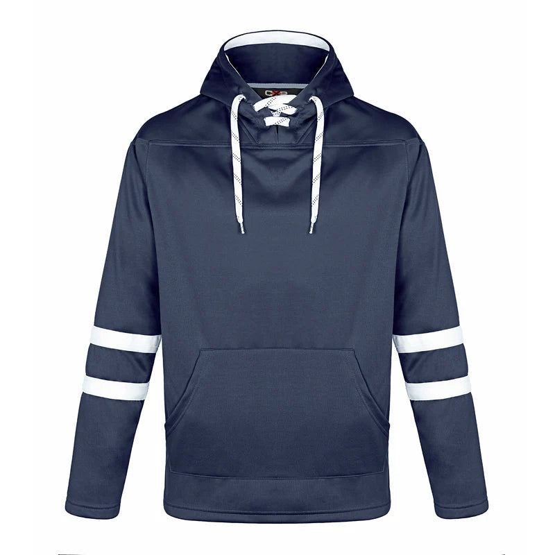 Dangle -Adult Pullover Hockey Lace Hooded Sweatshirt CSW CX2