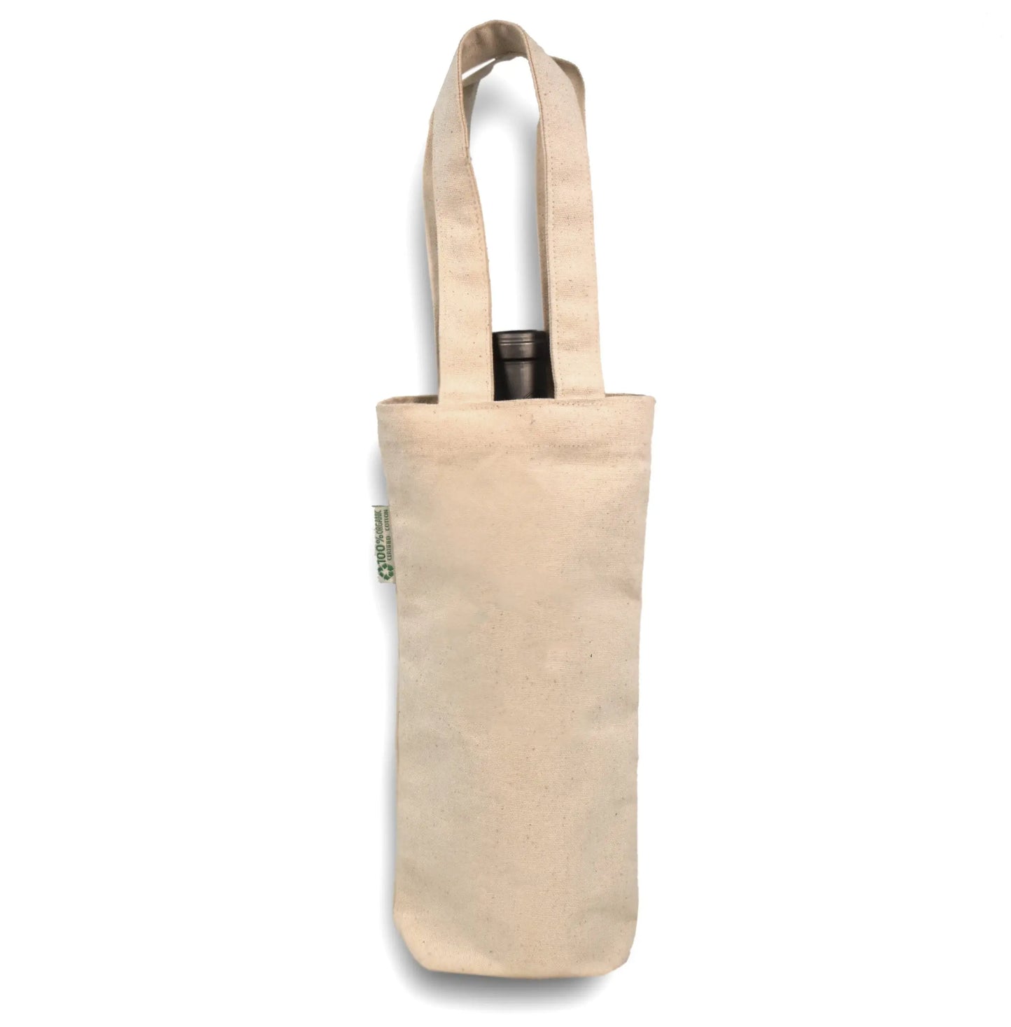 Organic Cotton Single Bottle Wine Bag -B3760 Ecorite