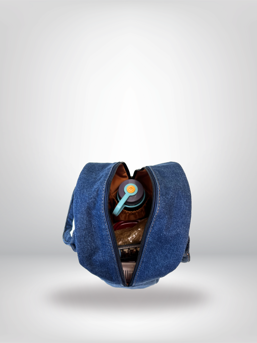 Denim Insulated Lunch Cooler -B5340 Just Tote Bags