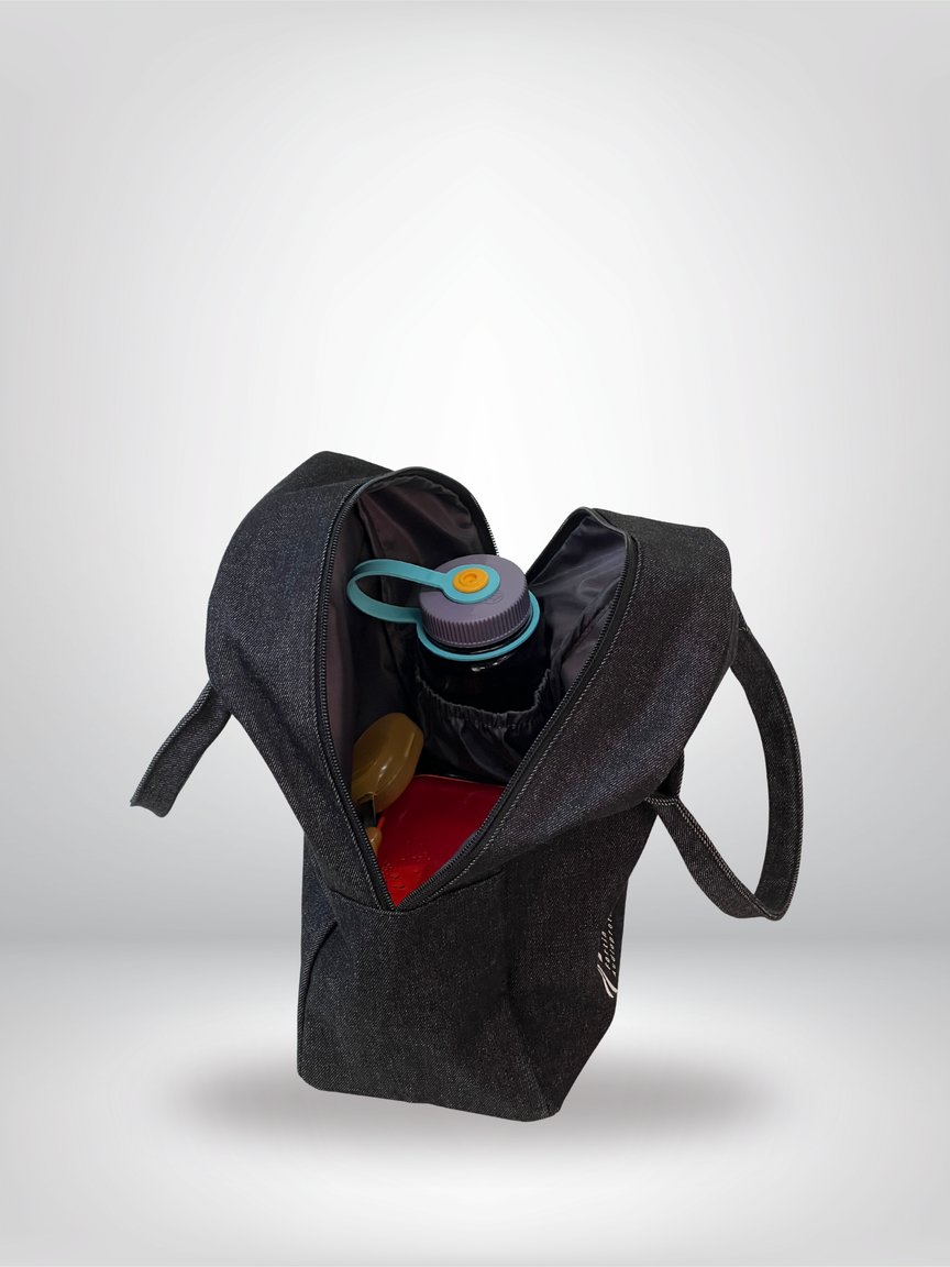 Denim Insulated Lunch Cooler -B5340 Just Tote Bags