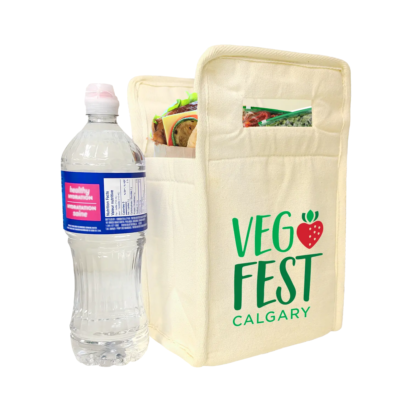 Insulated Cotton Lunch Bag -B9331 Ecorite