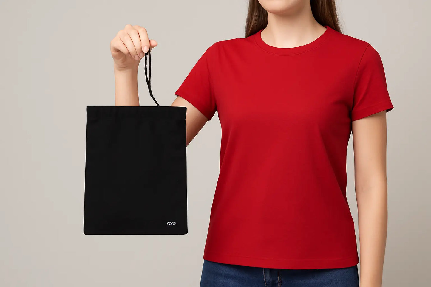 Cotton Medium Ditty Pouch -B9800 Ecorite