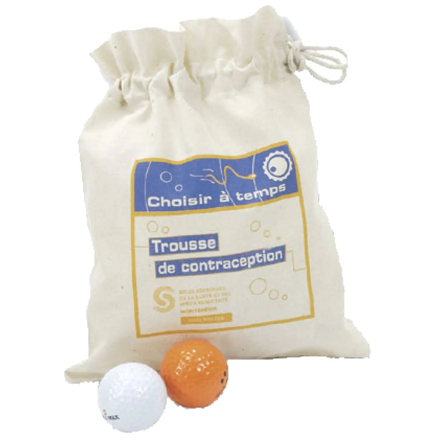 Cotton Medium Ditty Pouch -B9800 Ecorite