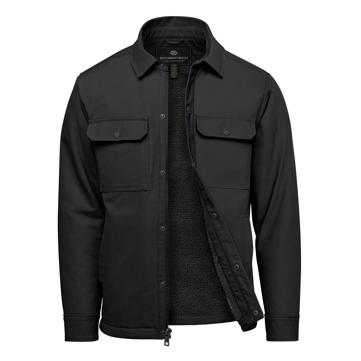 Men’s Oxide Sherpa Lined Canvas Jacket -CJK-2M Just Tote Bags