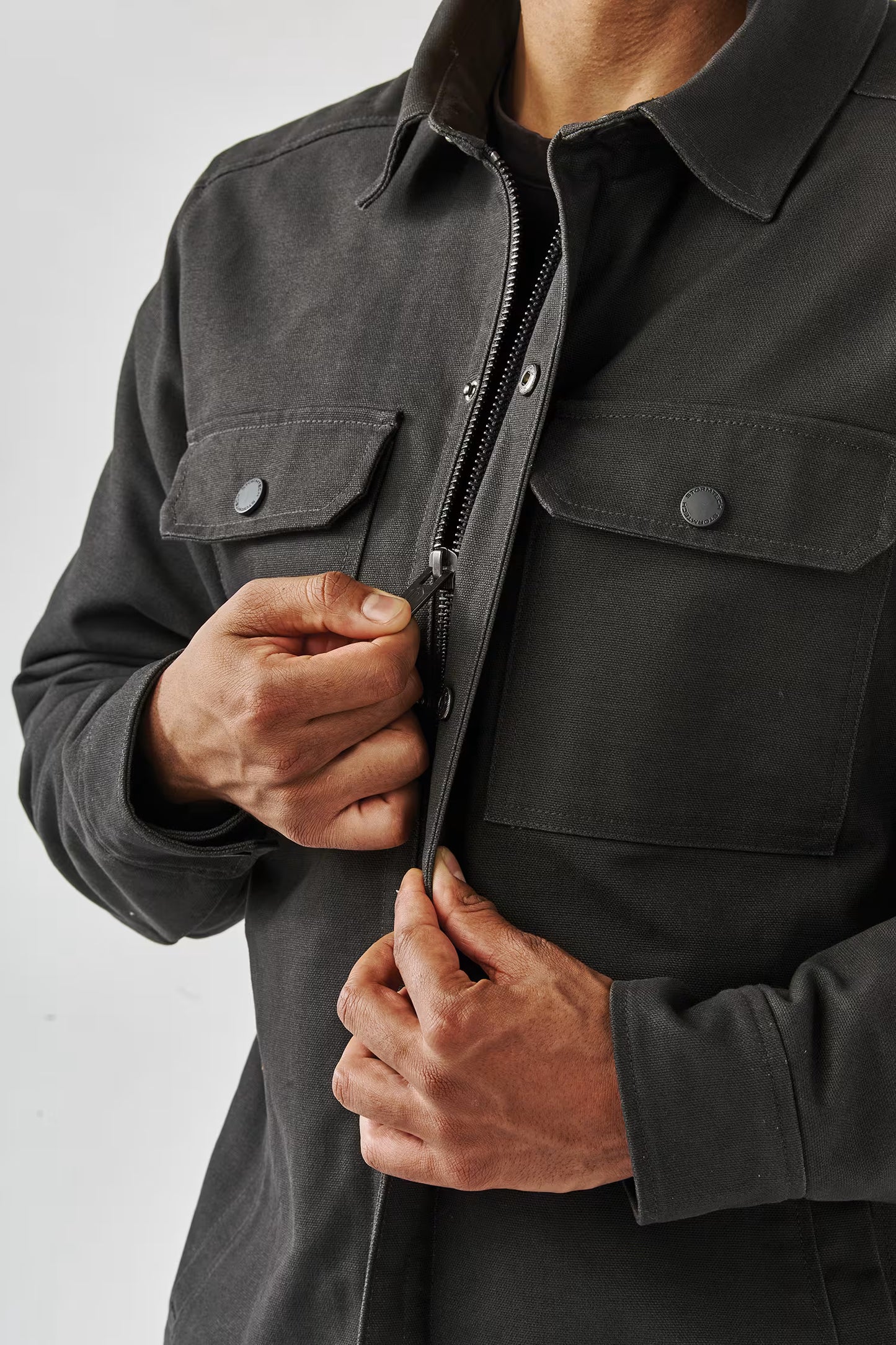 Men’s Oxide Sherpa Lined Canvas Jacket -CJK-2M Stormtech