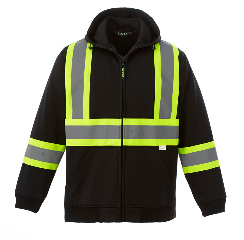 Freedom -Hi-Vis Full Zip Hooded Sweatshirt CSW CX2 Hivis
