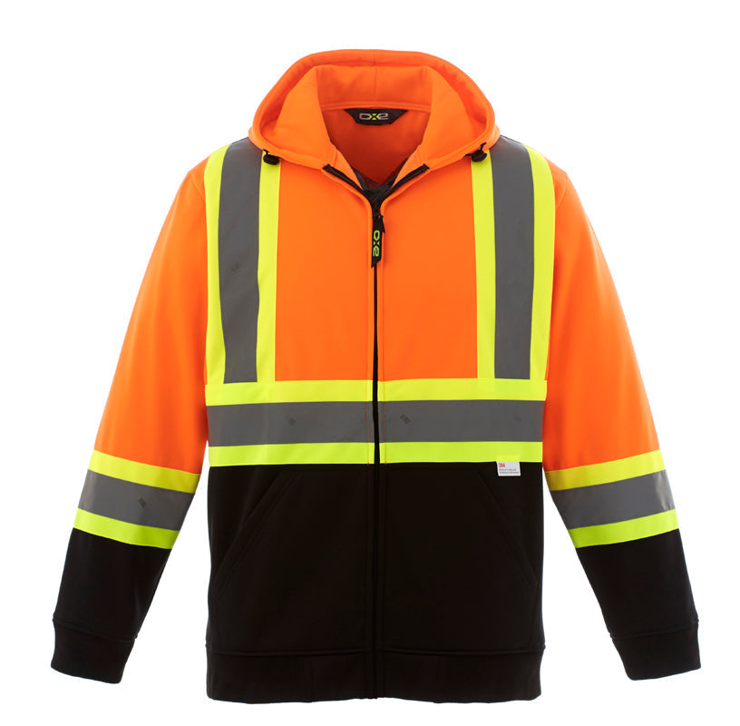 Freedom -Hi-Vis Full Zip Hooded Sweatshirt CSW CX2 Hivis