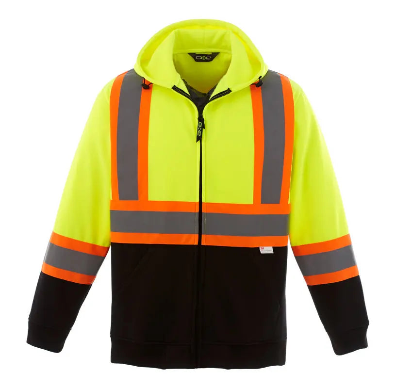 Freedom -Hi-Vis Full Zip Hooded Sweatshirt CSW CX2 Hivis
