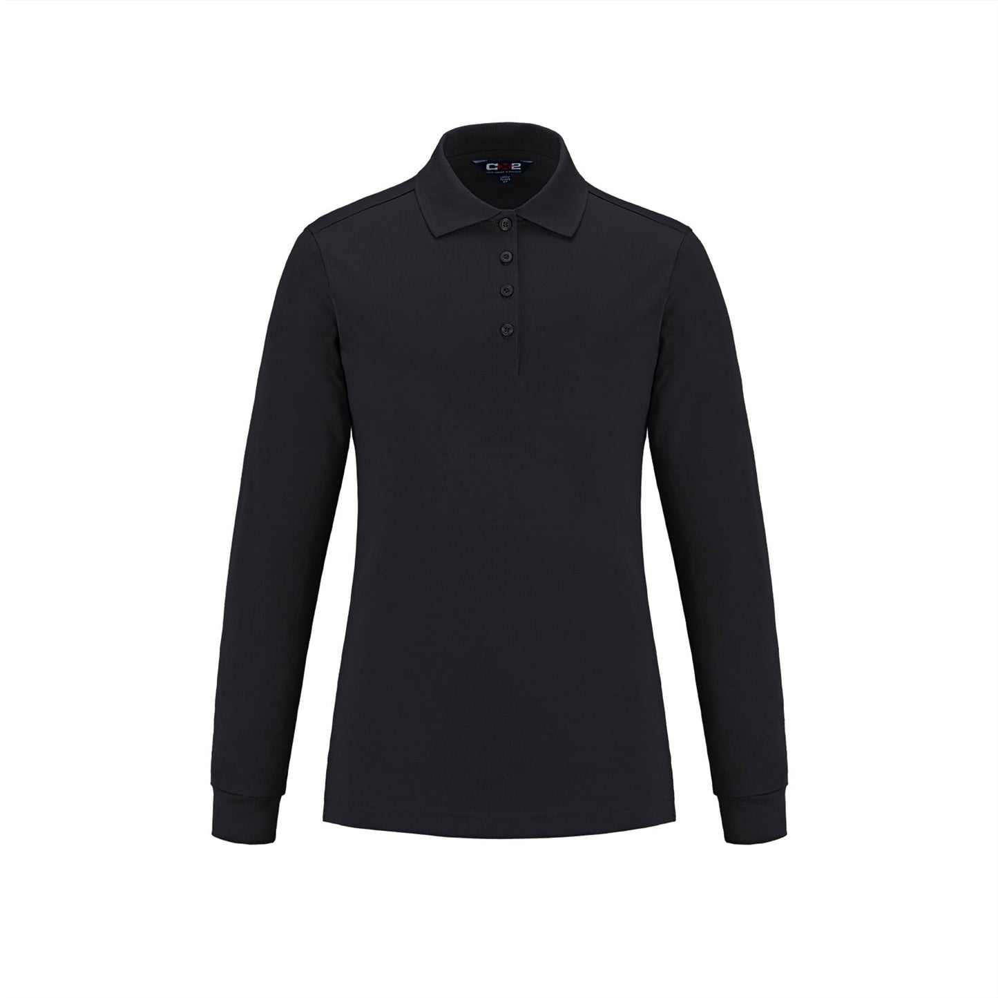 Birdie -Ladies Long Sleeve Pique Mesh Polo