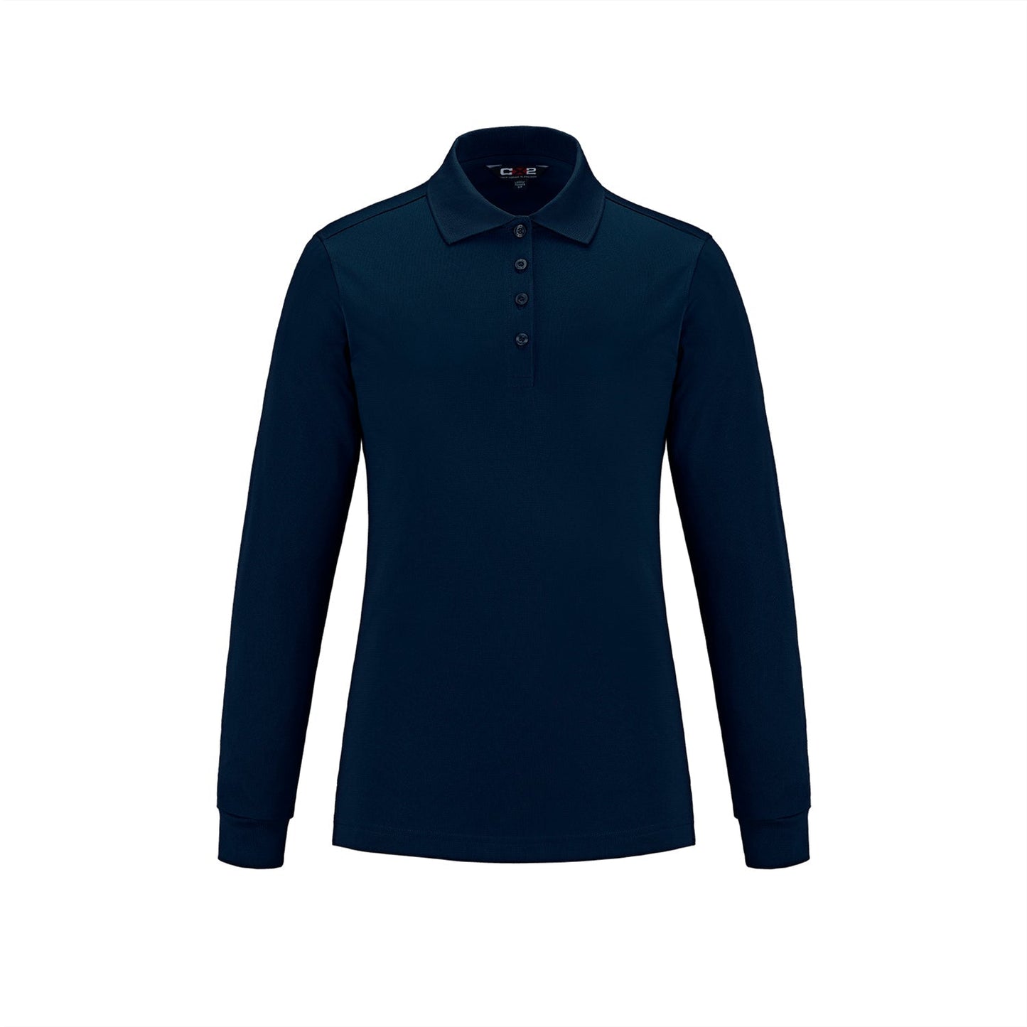 Birdie -Ladies Long Sleeve Pique Mesh Polo
