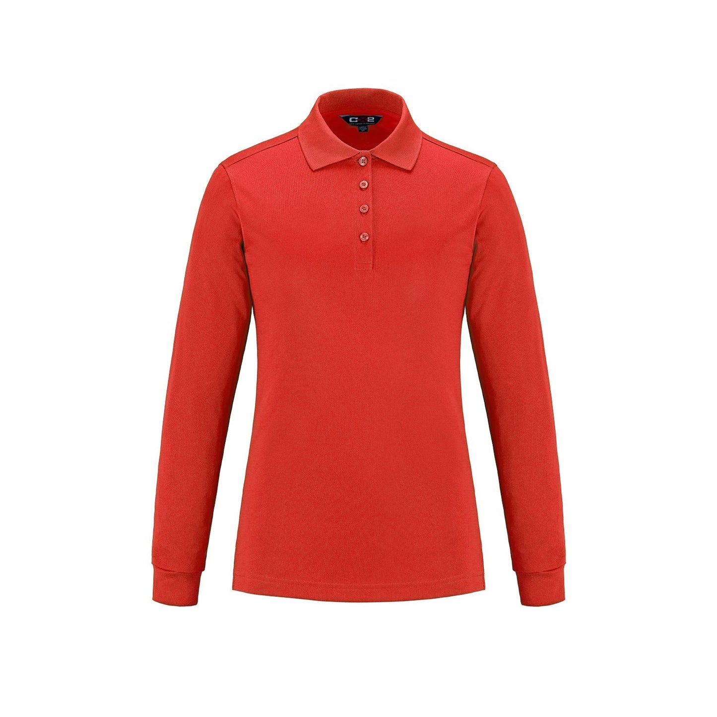 Birdie -Ladies Long Sleeve Pique Mesh Polo