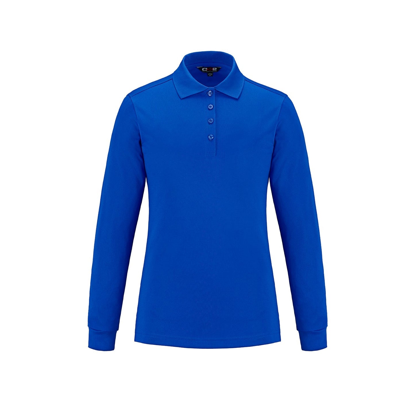 Birdie -Ladies Long Sleeve Pique Mesh Polo