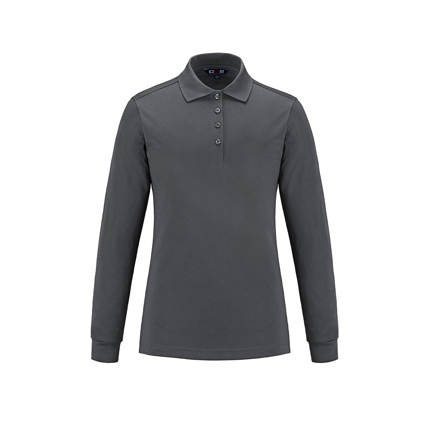 Birdie -Ladies Long Sleeve Pique Mesh Polo