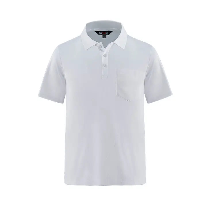 Caddy -Men's Pique Mesh Polo w/ Pocket CX2