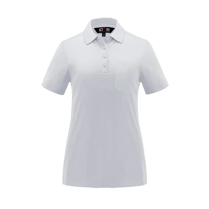 Caddy -Ladies Pique Mesh Polo w/ Pocket CX2