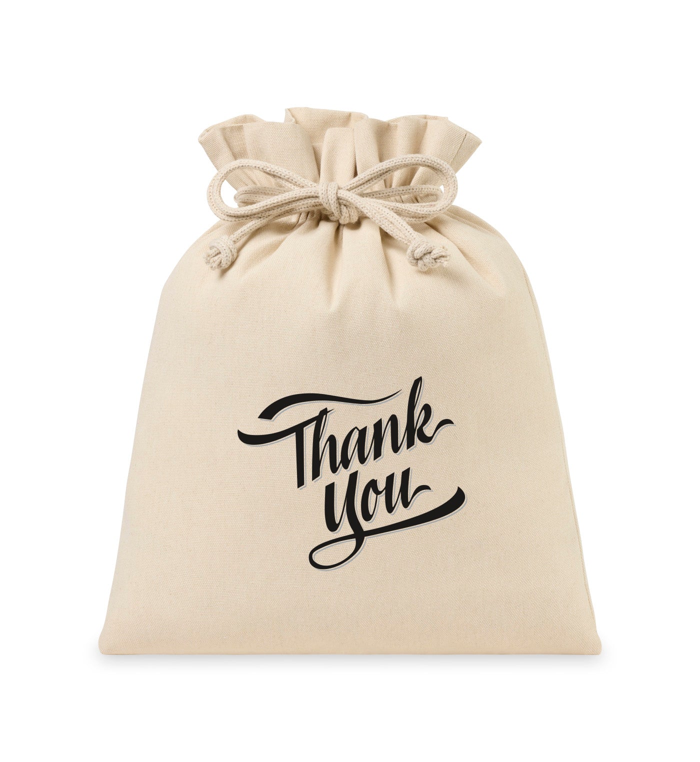 Eco-conscious Canvas Drawstring Gift Bag - Large