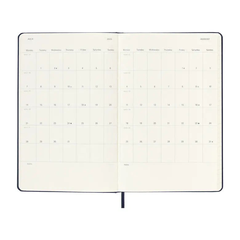 Moleskine® Hard Cover Large 12-Month Daily 2026 Planner Moleskine