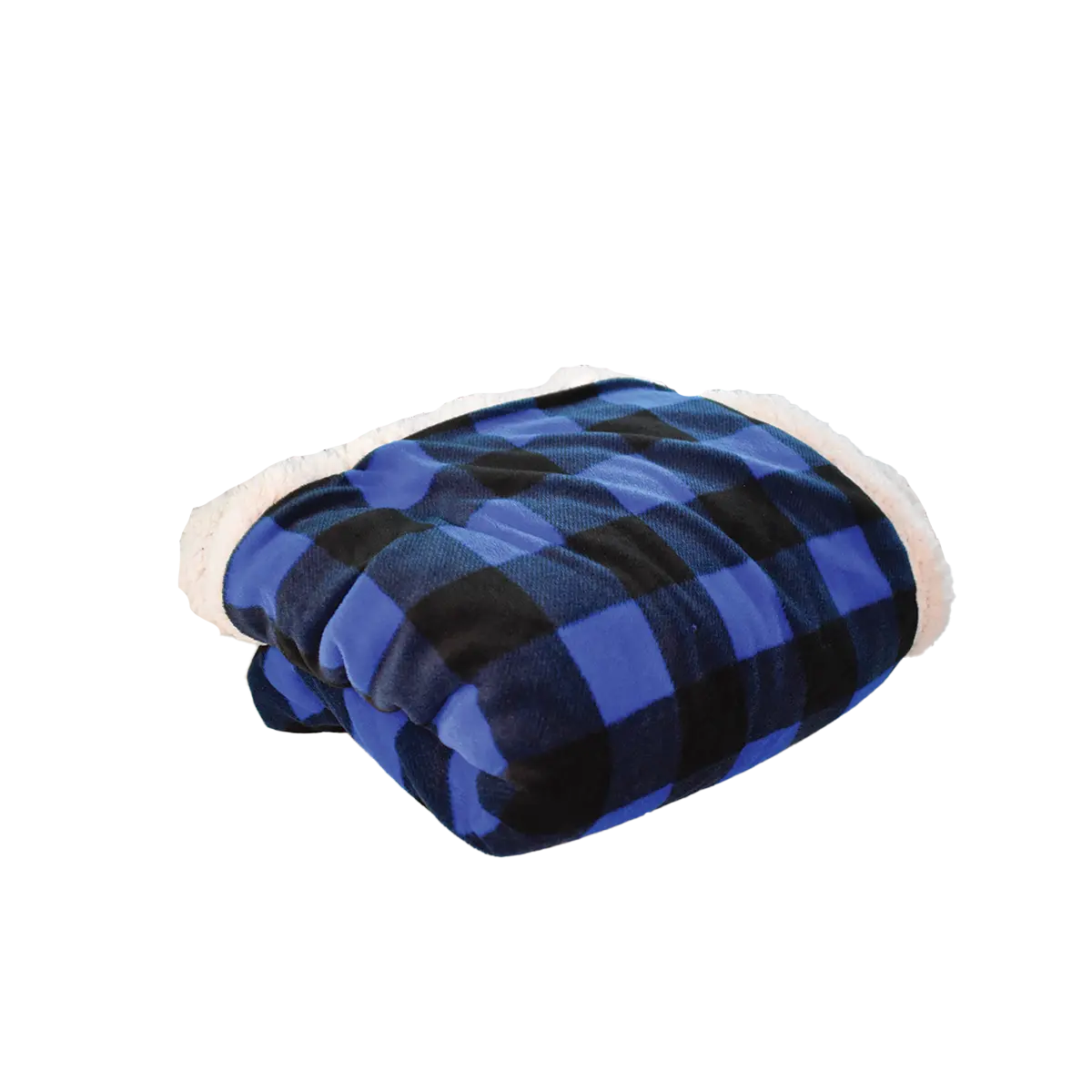 Deluxe Sherpa Throw Blanket- Buffalo Check -B5685 - Just Tote Bags