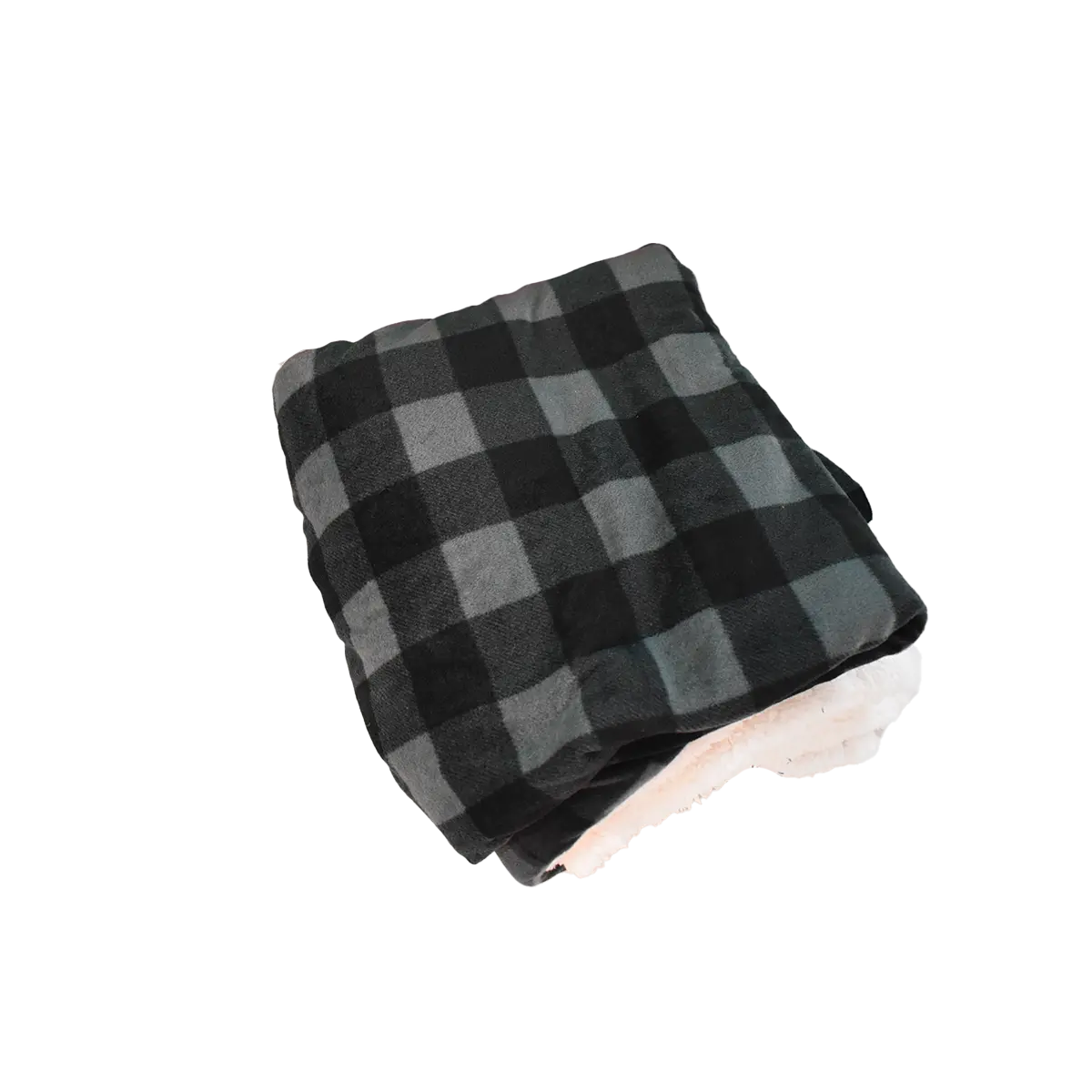 Deluxe Sherpa Throw Blanket- Buffalo Check -B5685 - Just Tote Bags