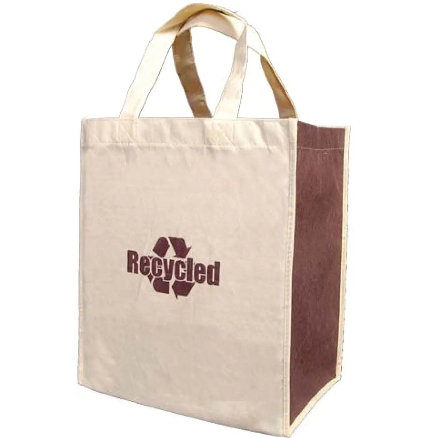 Non Woven Friendly Shopper Tote with Rigid Plastic Bottom -B4120 Ecorite