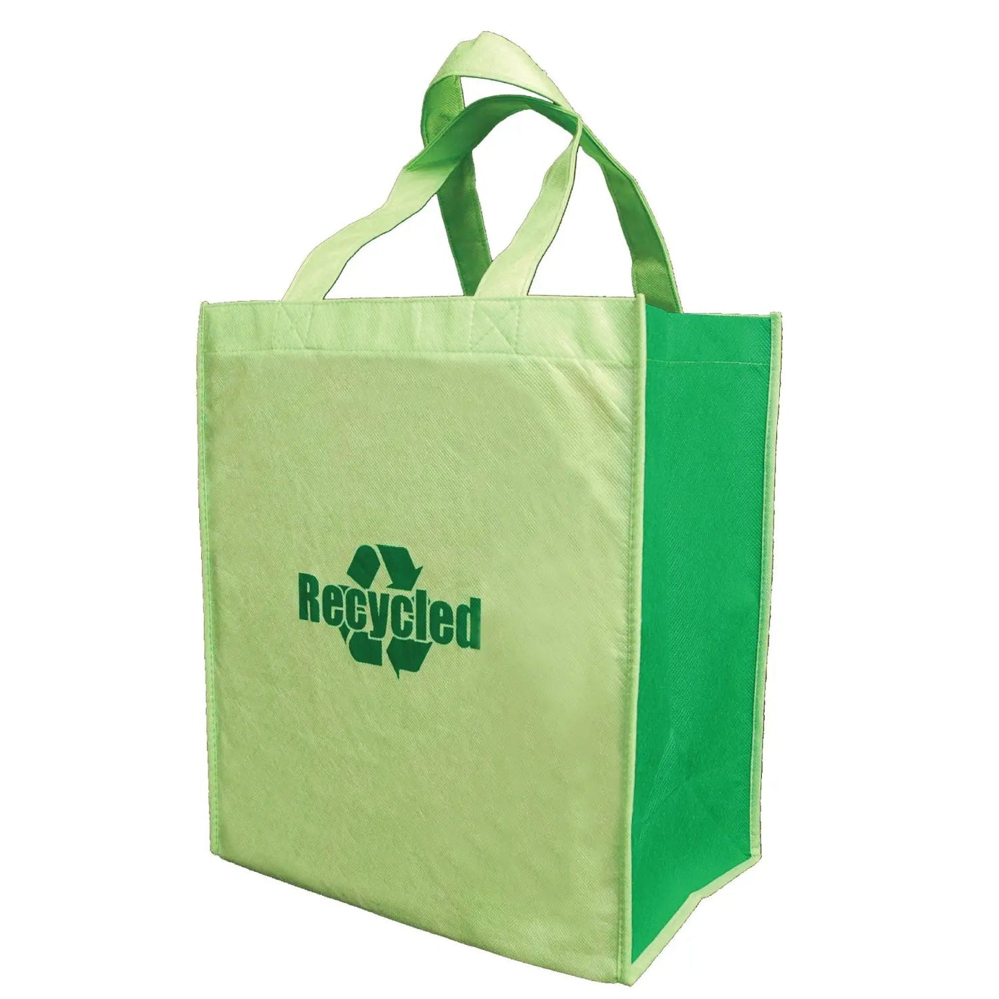 Non Woven Friendly Shopper Tote with Rigid Plastic Bottom -B4120 Ecorite