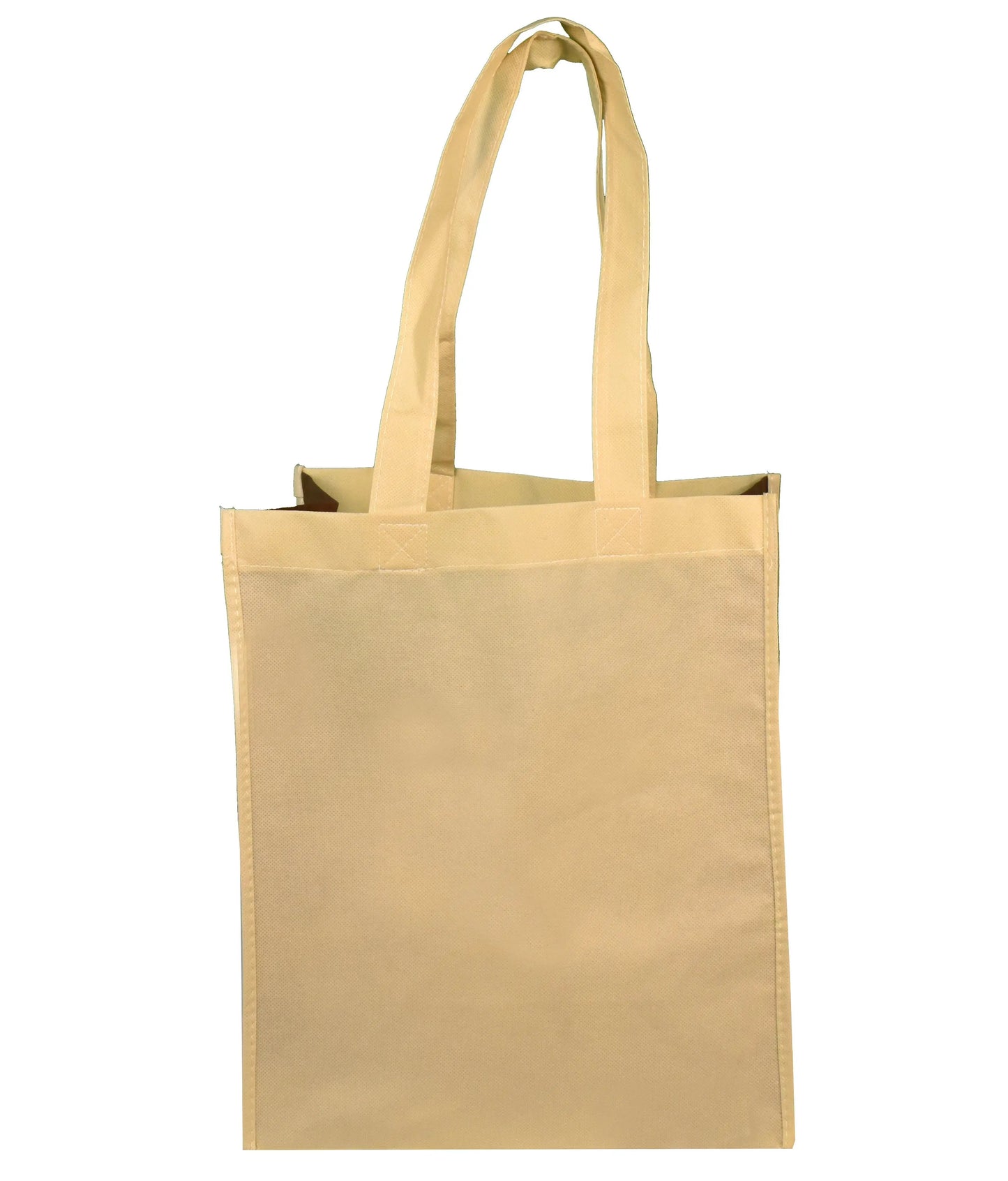 Non Woven Friendly Shopper Tote with Rigid Plastic Bottom -B4120 Ecorite