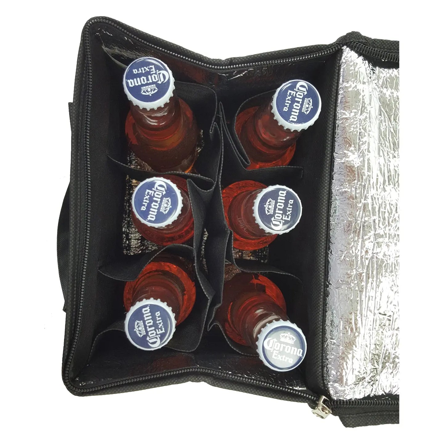 Non Woven 6-Can Tallboy Cooler -B4330 - Just Tote Bags