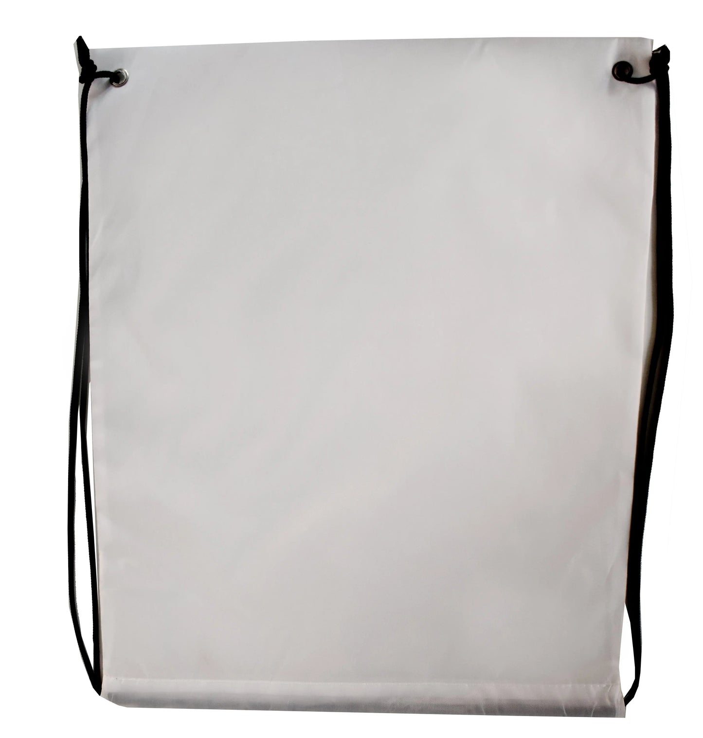 Budget Cinch Pack -White -Blank | Justtotebags.online