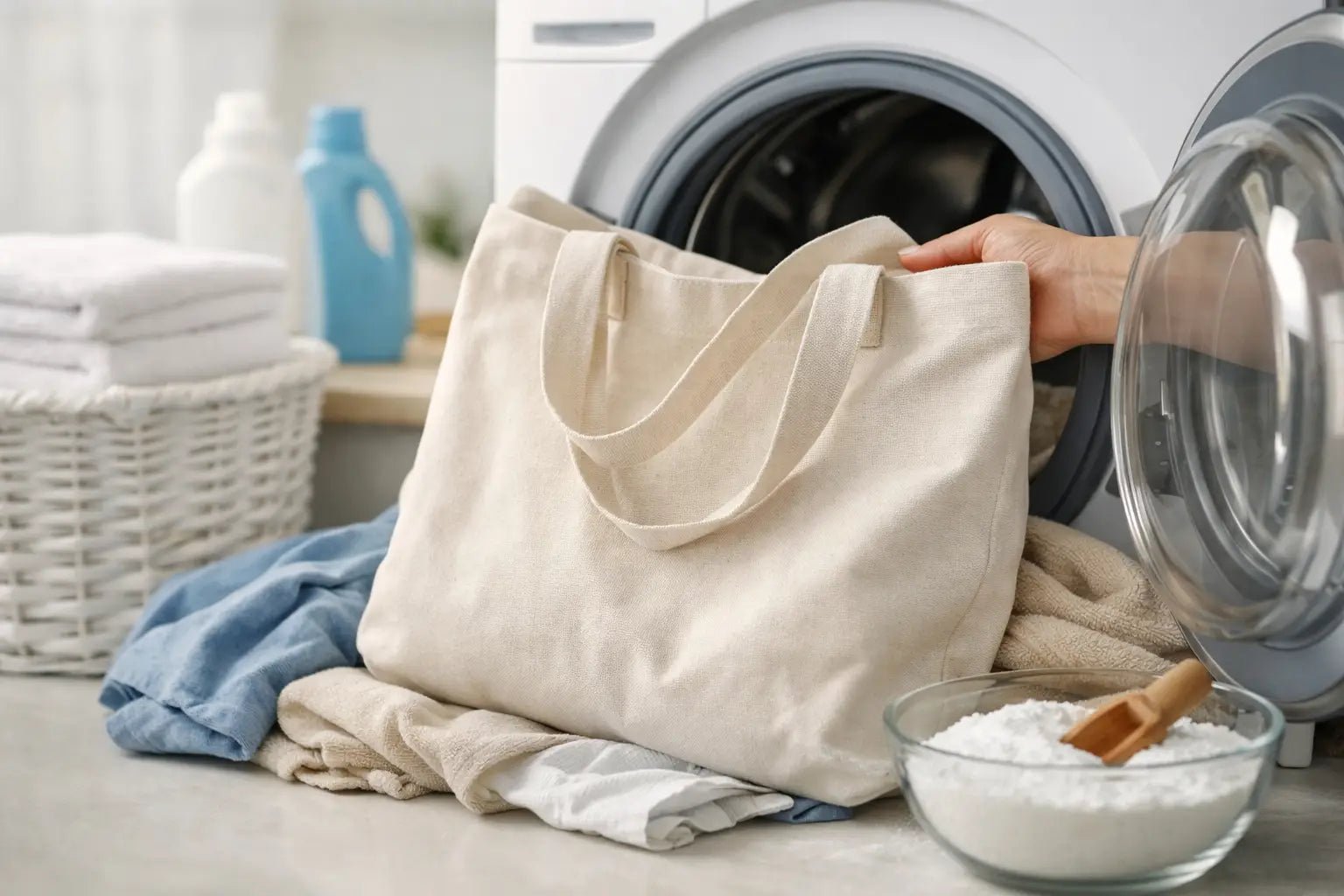 Are Canvas Tote Bags Washable? Yes - Usually - Just Tote Bags