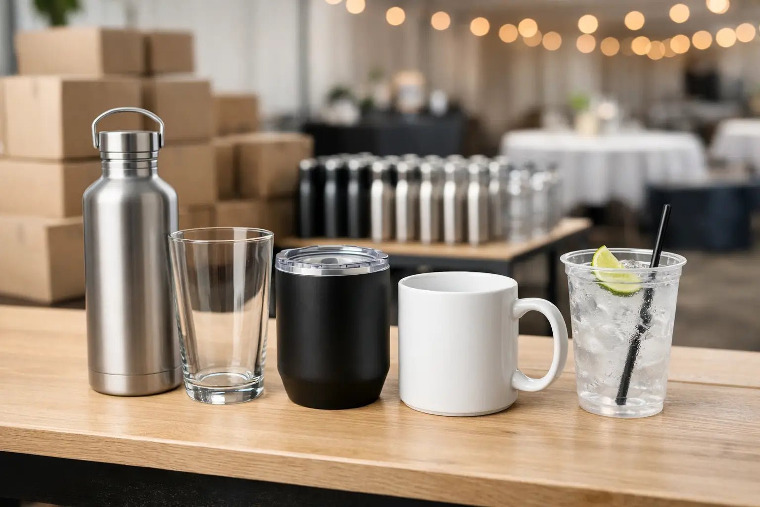 Drinkware That Works for Events and Bulk Orders - Just Tote Bags