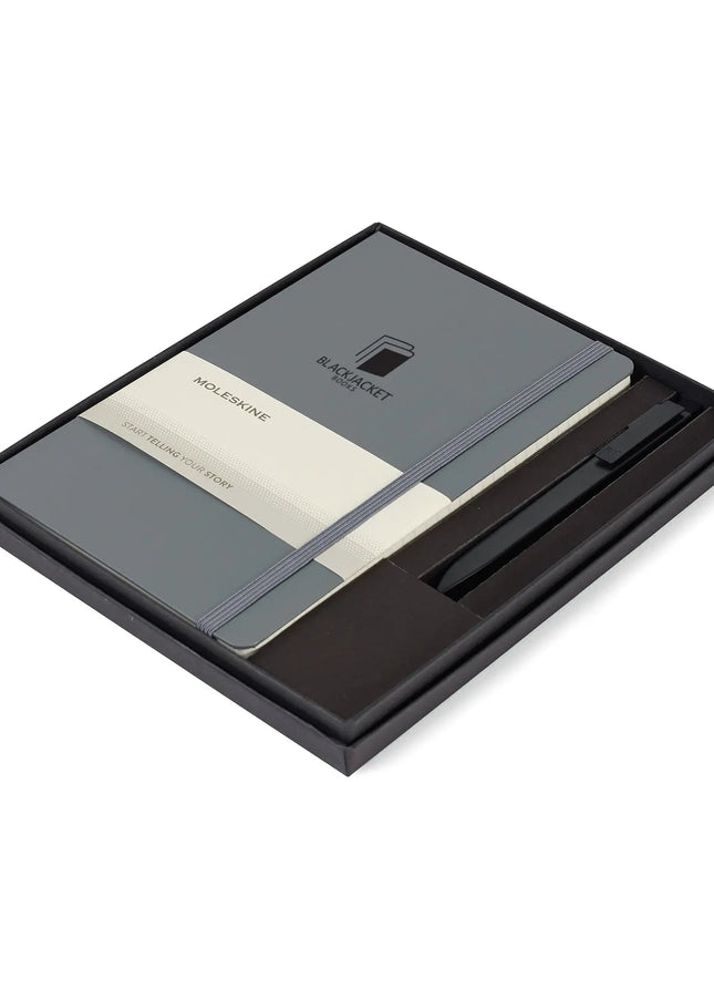 Moleskine® Large Notebook and GO Pen Gift Set Moleskine