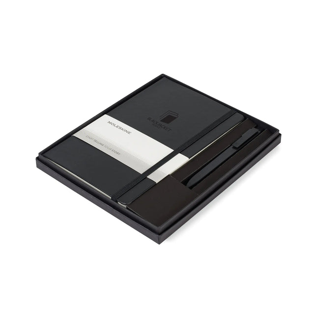 Moleskine® Large Notebook and GO Pen Gift Set Moleskine