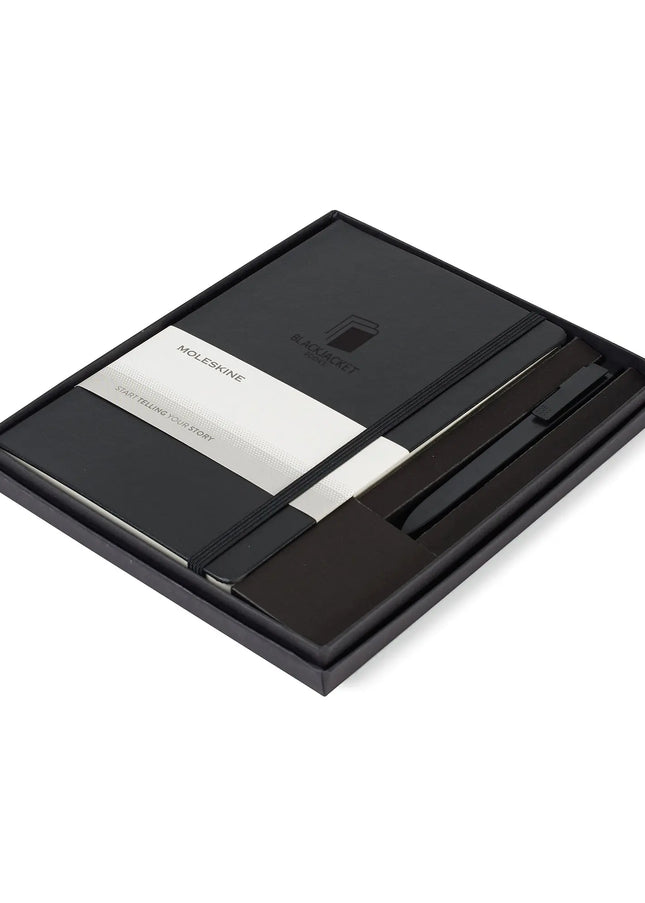 Moleskine® Large Notebook and GO Pen Gift Set Moleskine