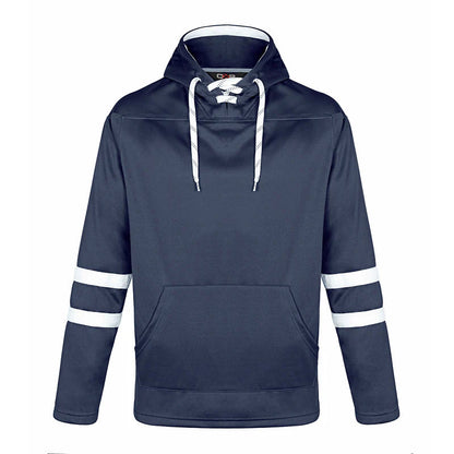 Dangle -Adult Pullover Hockey Lace Hooded Sweatshirt CSW CX2