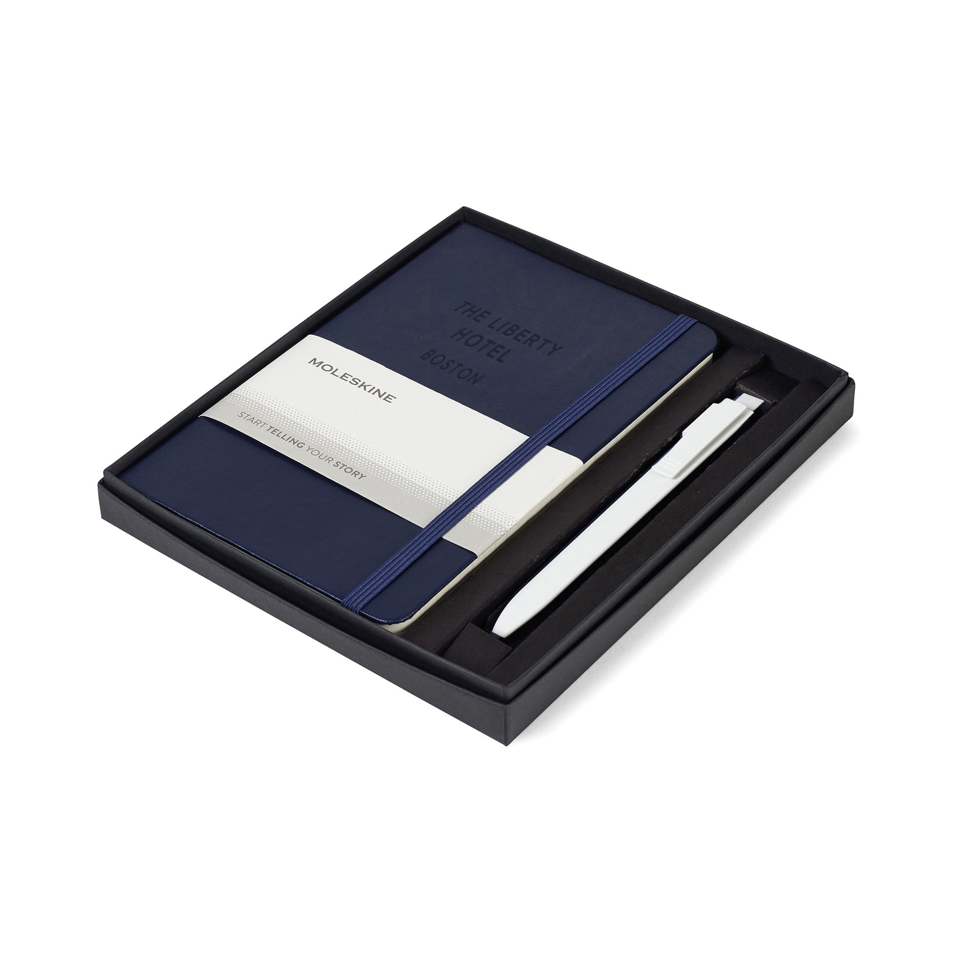 Moleskine® Medium Notebook and GO Pen Gift Set