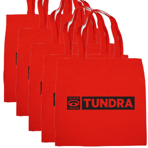 Budget Tote Bundle - 100 Bags- Your Choice of Imprint and Color