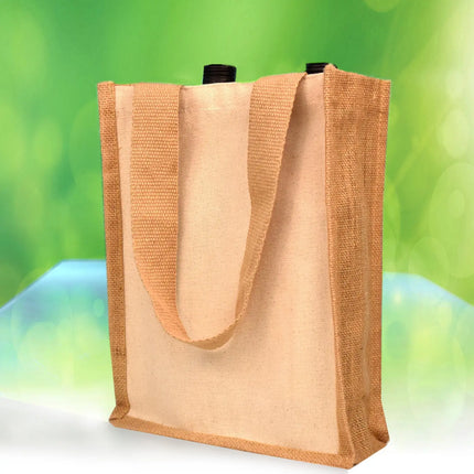Jute/ Canvas Mini Tote -B3600 Ecorite