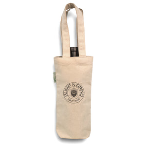 Organic Cotton Single Bottle Wine Bag