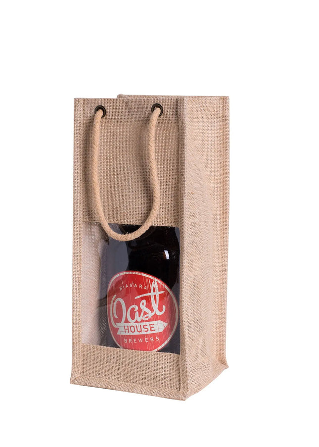 Jute Wine/Growler Jumbo Bottle -B3781 Ecorite