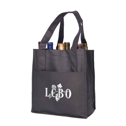 Non Woven 6 Bottle Tote -B4250 Ecorite