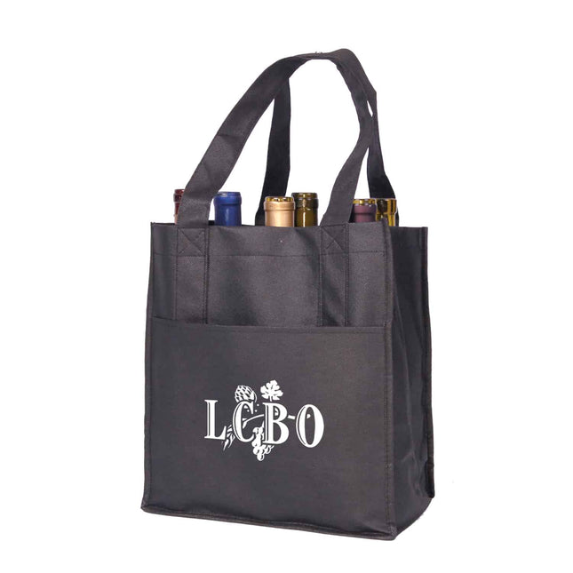 Non Woven 6 Bottle Tote -B4250 Ecorite