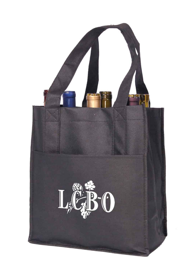 Non Woven 6 Bottle Tote -B4250 Ecorite