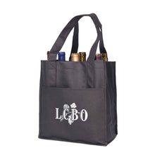 Load image into Gallery viewer, Non Woven 6 Bottle Tote
