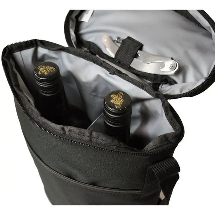 2 Bottle Insulated Cooler with Corkscrew -B5315 Ecorite