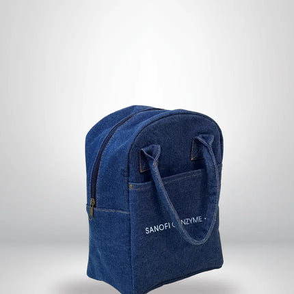 Denim Insulated Lunch Cooler -B5340 Just Tote Bags