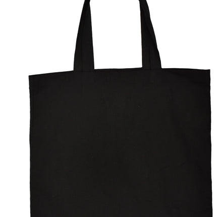 Budget  Cotton Tote Bag -Black | Justtotebags.online