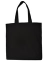 Budget  Cotton Tote Bag -Black | Justtotebags.online