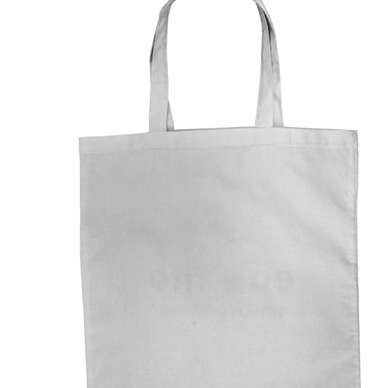 Budget  Cotton Tote Bag -White | Justtotebags.online