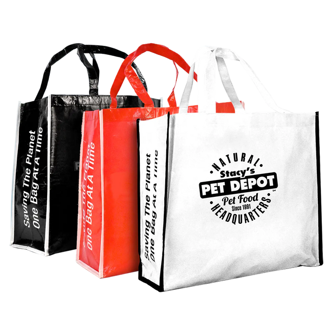 Laminated RPET Market Tote -B8740 Ecorite