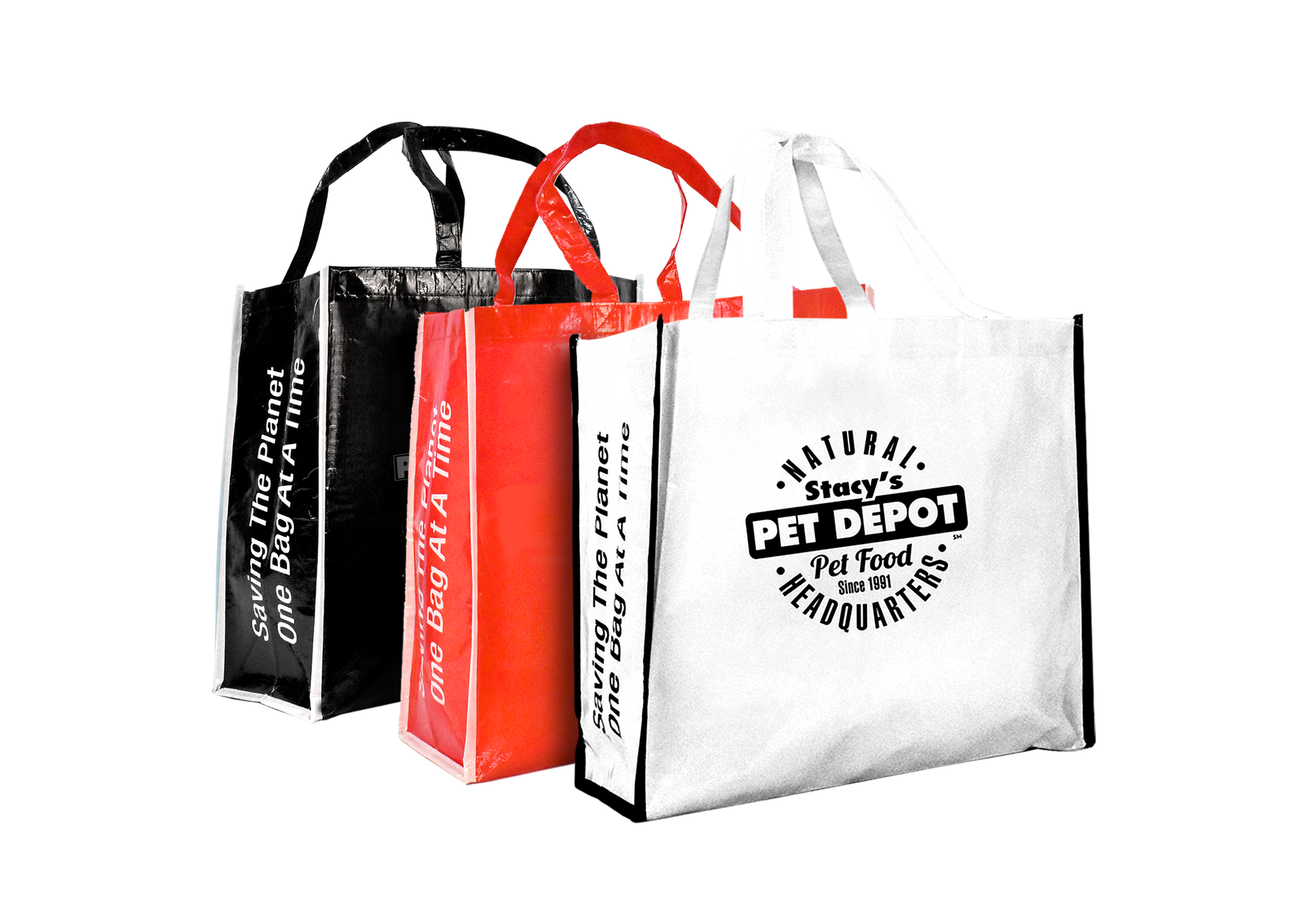 Laminated RPET Market Tote -B8740 Ecorite